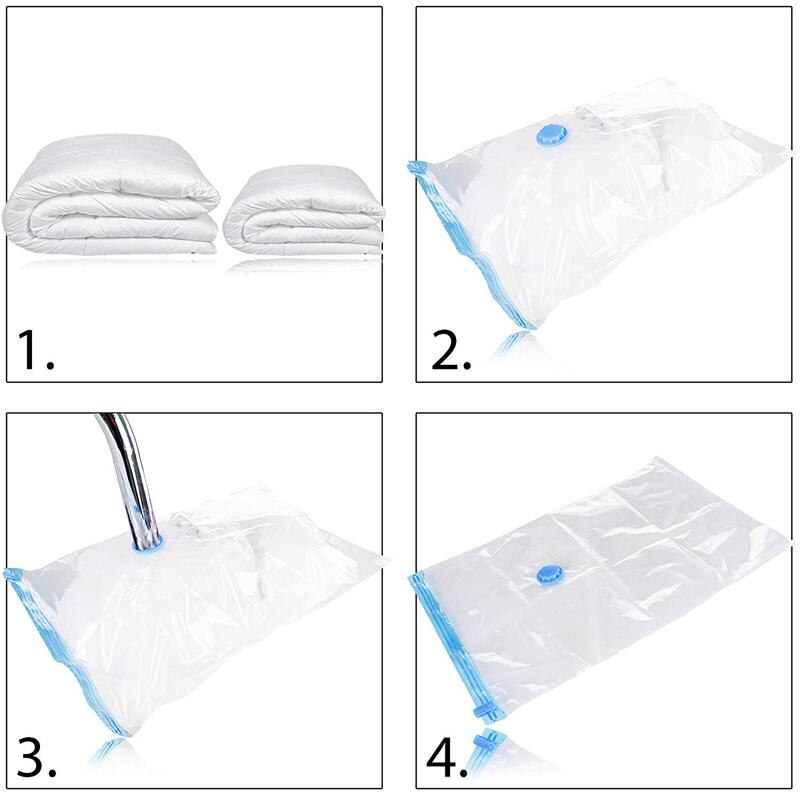 12 pcs set vacuum bag 60x40 cm storage bag sack vacuum bag
