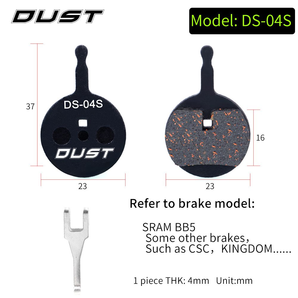Fahrrad Rabatt Bremsbelag Mountainbike Hydraulische Scheiben Bremsbeläge halb-metallisch Radfahren Bremsbeläge: DS04S