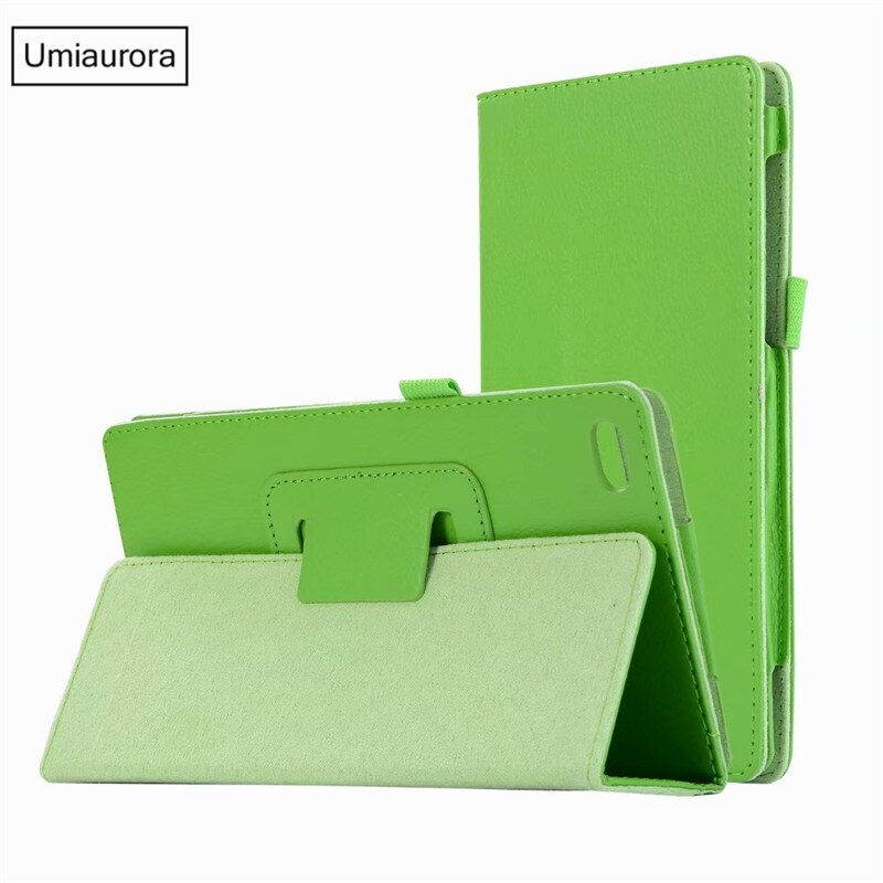Case Voor Lenovo Tab M7 Case Pu Leather Flip Stand Cover Voor Lenovo Tab M7 TB-7305F TB-7305I TB-7305X 7.0 Inch tablet Case Funda: Green