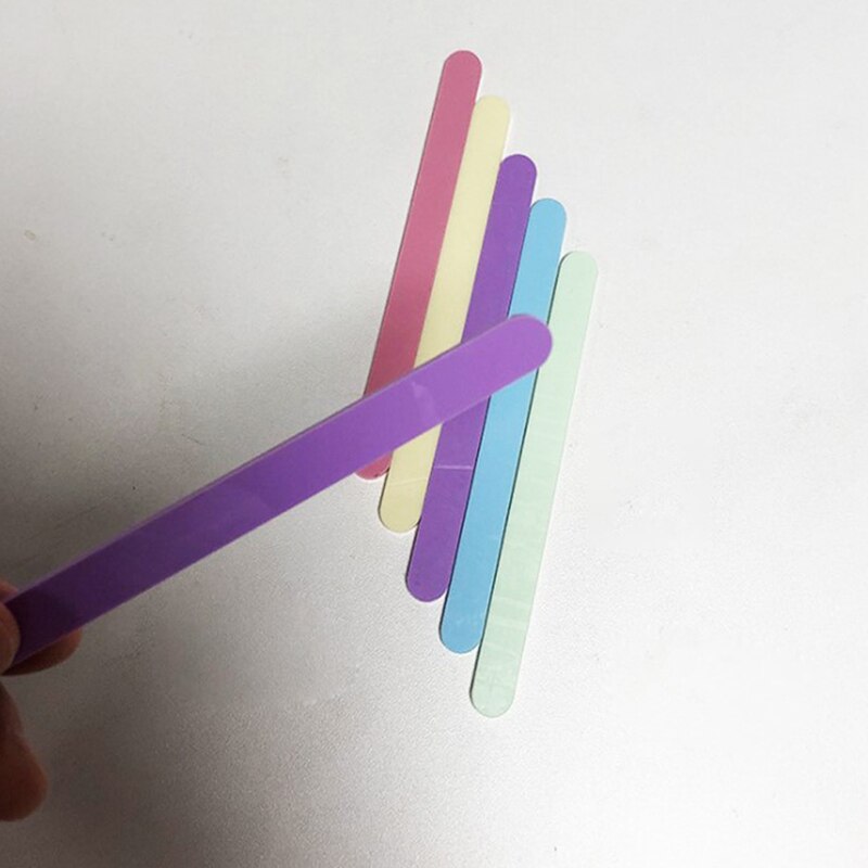10pcs Acrylic Ice Cream Sticks Popsicle Stick Kids DIY Ice Cream Sticks Crafts Popsicle Stick Mould 11.3x1cm: Dark purple