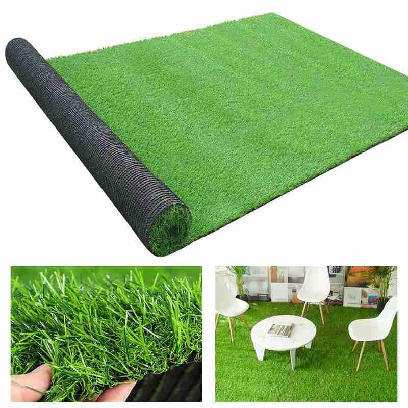 10mm kunstgræs udendørs grønt tæppe kunstgræs fugtsikkert rengørbart kontorlegeplads gulvdekoration