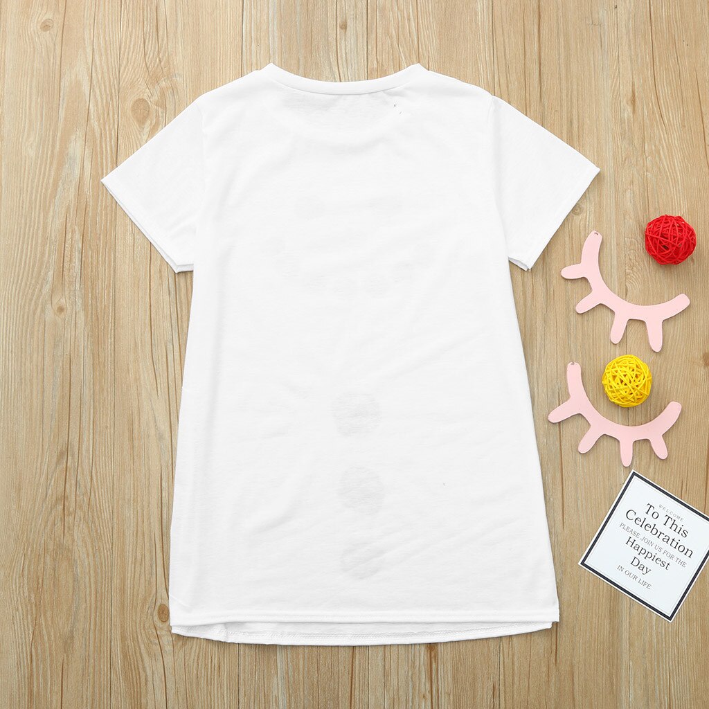 MUQGEW Noël Bonhomme De Neige blouse De Maternité enceinte Maman femmes top T-Shirts Dessin Animé T-shirts Grossesse Tee Hauts Vêtements