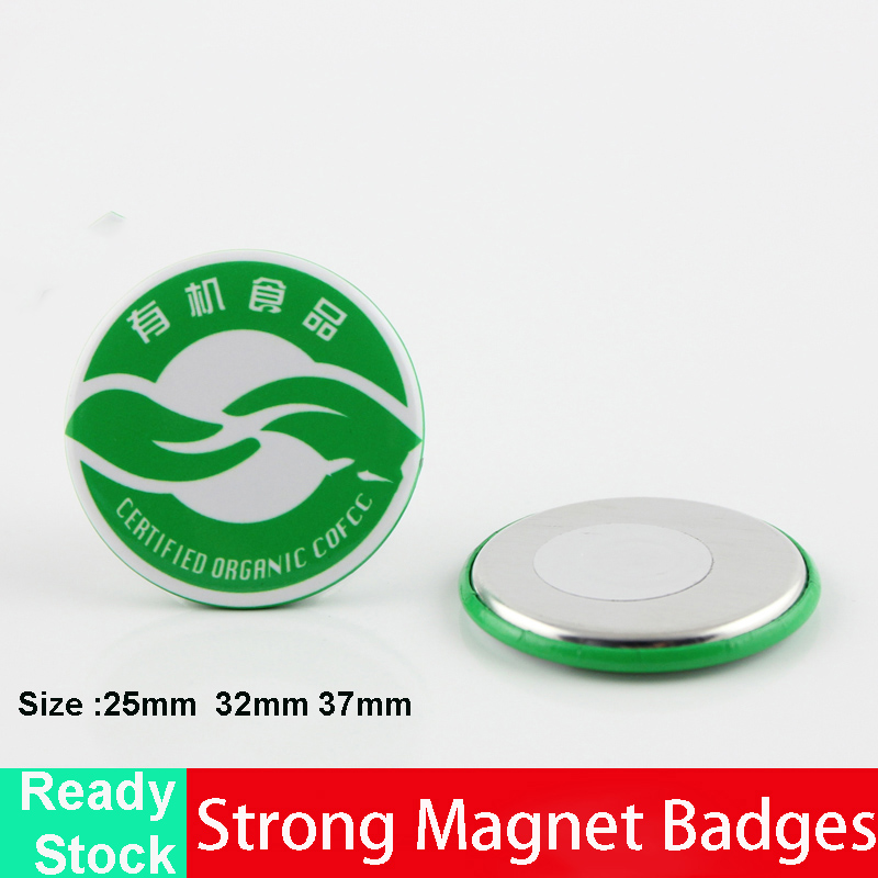 25Mm 32Mm 37Mm 100 Sets Magneet Metal Back Button Maker Supply Materials