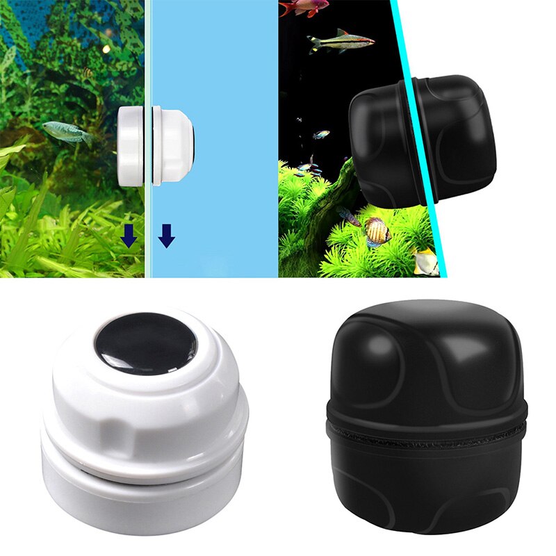 Ronde Magnetische Drijvende Aquarium Aquarium Algen Glas Cleaner Scrubber Schone Borstel