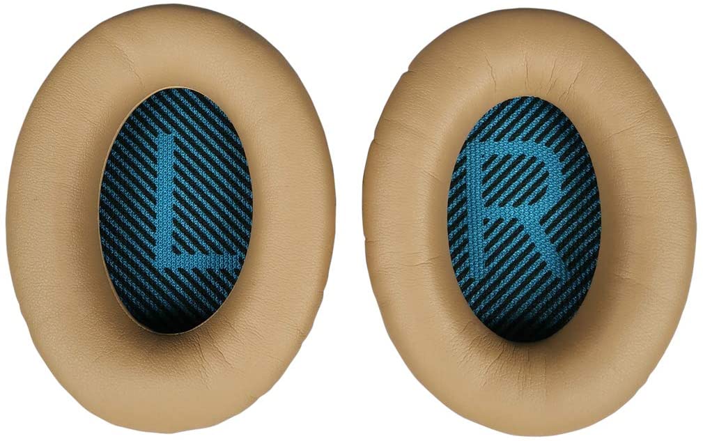 Erstatnings ørepuder til bose quietcomfort  qc 2 15 25 35 ørepuder til  qc2 qc15 qc25 qc35 soundlink/soundtrue around-ear ii: Dyb gul
