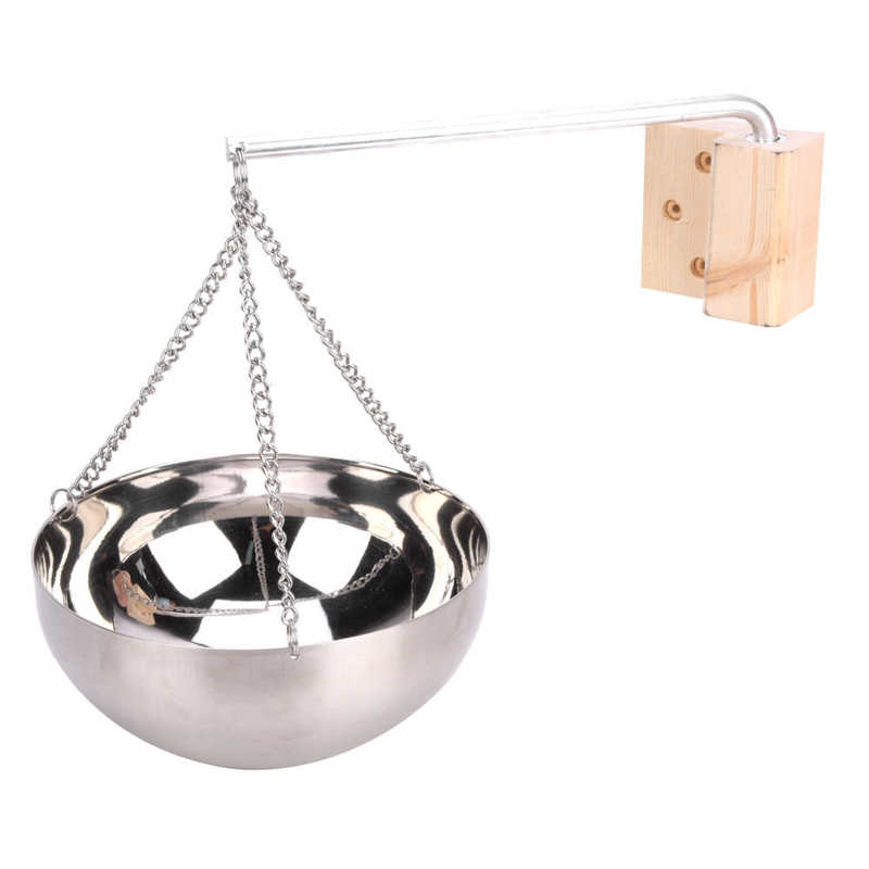20cm Sauna Aromatherapy Oil Bowl Sauna Aroma Cup Bowl Stainless Steel Essential Oil Holder Sauna Steam Room Accessories