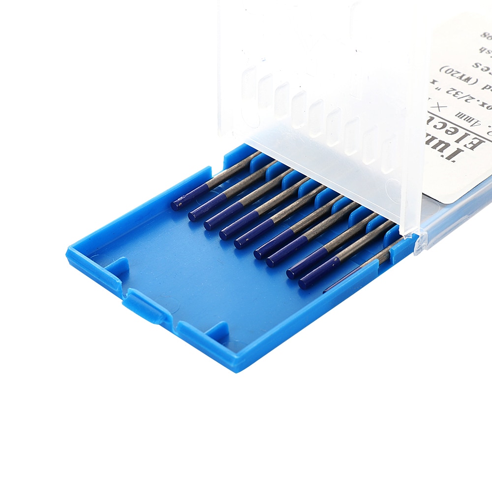 10Stck WY20 Wolfram Elektrode Professionelle Tig Stange 3,2mm * 150mm 2.0% Lanthan für Perücke-schweißen Maschine