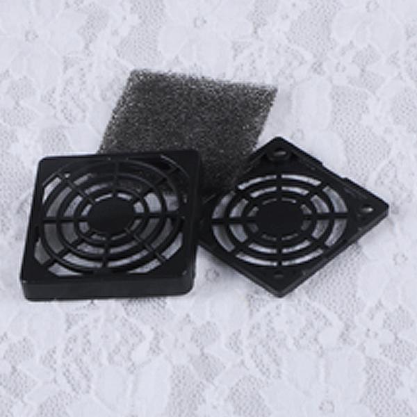 Funda para ordenador PC YCDC 4cm 8cm 9cm Filtro de polvo antipolvo funda para ventilador de ordenador negro
