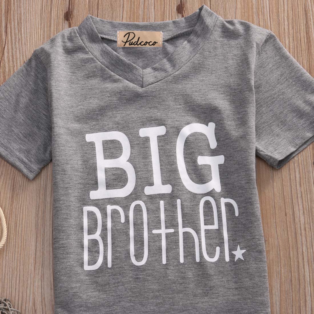 Mode Broertje Baby Boy T-shirt en Grote Broer Baby Jongens shirt Familie Bijpassende Kleding Kids Kinderen T-shirt 2-7Y