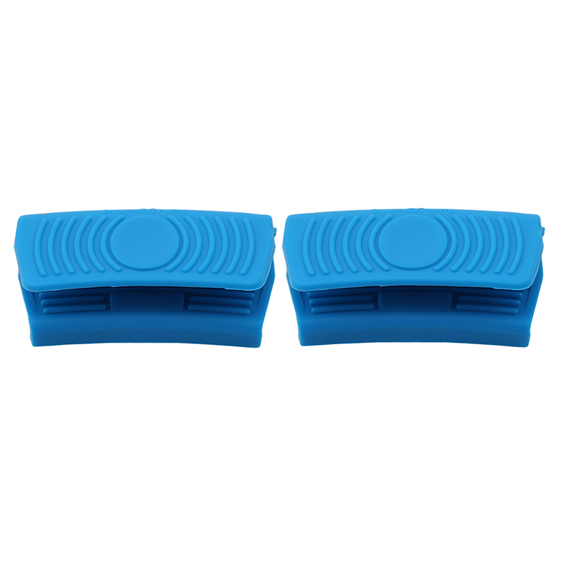 Gants de four en Silicone, isolation thermique, Casserole, support de Casserole, poignée de four, accessoires de cuisine: dark blue