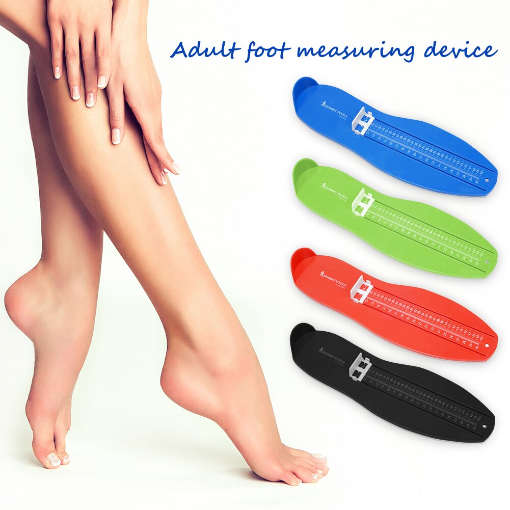 Multi-functional Durable Foot Measure Tool Gauge Practical Feet Length Width Shoes Size Measuring Ruler for Adults