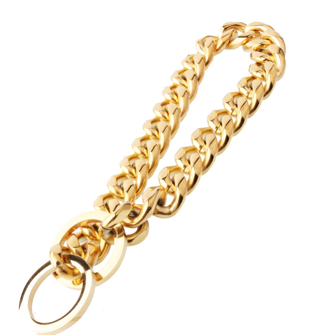 Tiasri Rvs Halsband P Keten Hoge Gepolijst Huisdier Ketting Metalen Ketting Hond Training Ijzer Halsbanden Honden Lead Leash