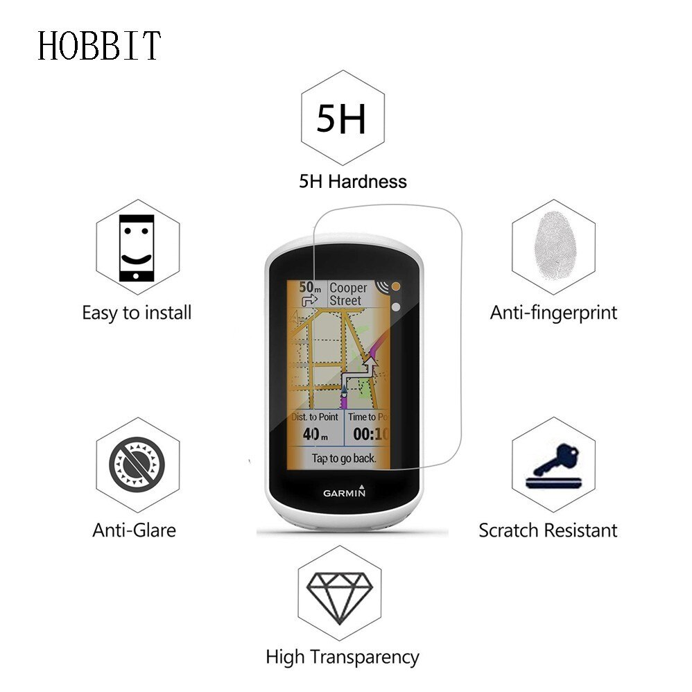 3Pcs Exploriso-Proof Shield Film Voor Garmin Edge Verkennen Alpha 100 200i Edge 830 Gps Bike Screen Protector pet Anti-Kras Film