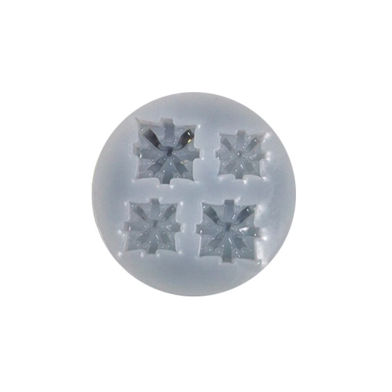 Caja de de molde de Navidad, molde de silicona Flexible, molde de decoración para el hogar pequeño, moldes para joyería de resina de Moldes de resina epoxi esmerilado
