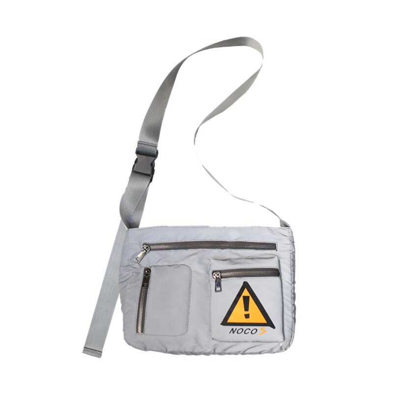 Bote Tasche mit großem fassungsvermöGen, originalmarke, funktional, modisch, Straße-Stil, japanischer werkzeugtasche, koreanischer reflektierender schultertasche