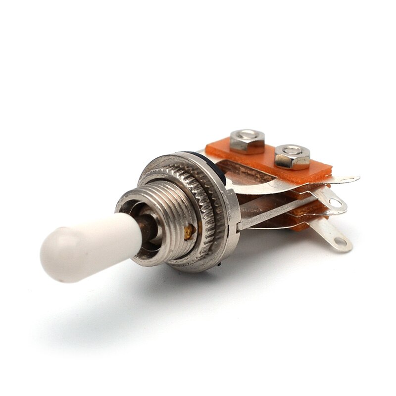 3 Way Electric Guitar Pickup Toggle Switch Selector Toggle Switch With Brass material Tip Knob Black/chorme/gold