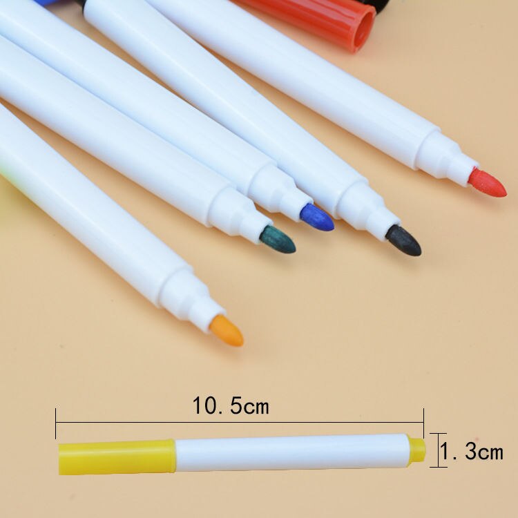 1Set Water-soluble Liquid Chalk Children's Drawing Pen Non-dust Board Chalk Marker Office School Supplies