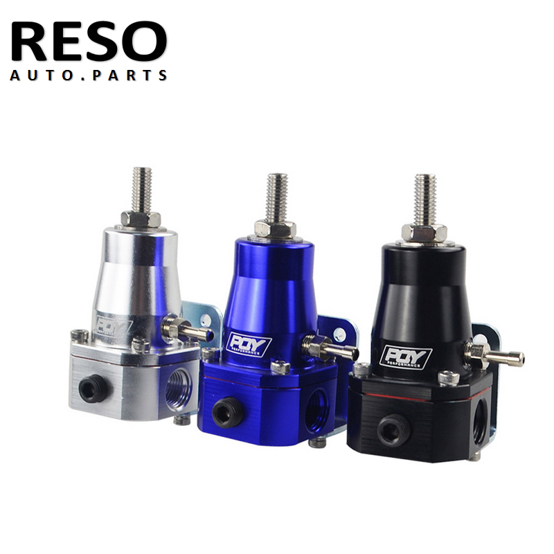 Reso Universele 30-70 Psi Auto Fuel Pressure Regulator Gauge 3 AN6 Fitting 3 Wasmachines Kit