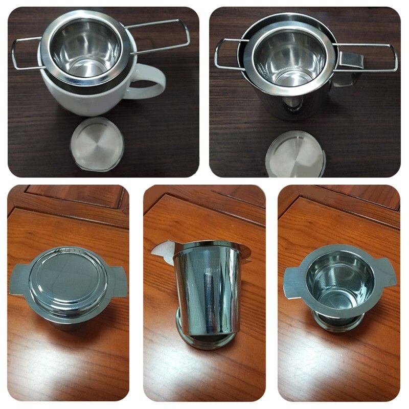 Tea Maker Tea Leak Related Teapot Tea Set Filter Tea Tool Leaf Filter Diffuser Tea Set Stainless Steel Material 2 Styles Q1FD