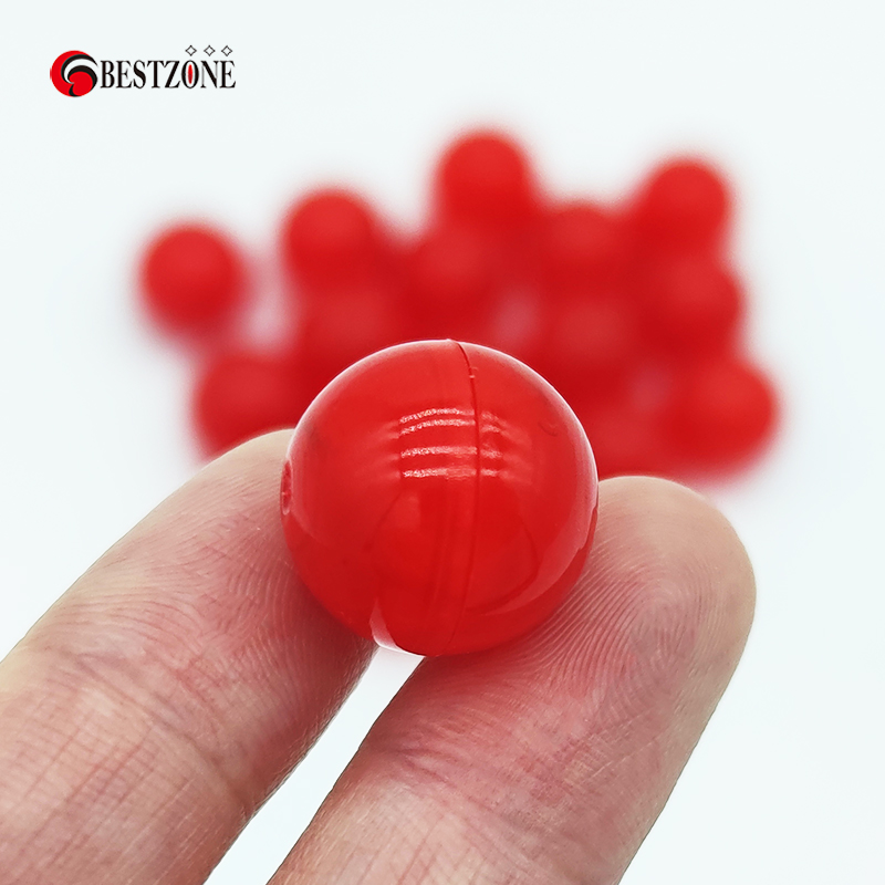 20Pcs 0.59Inch Mini 15MM Can Open Colored Transparency Plastic Capsule Toy Ball Tiny Container Making Things Model