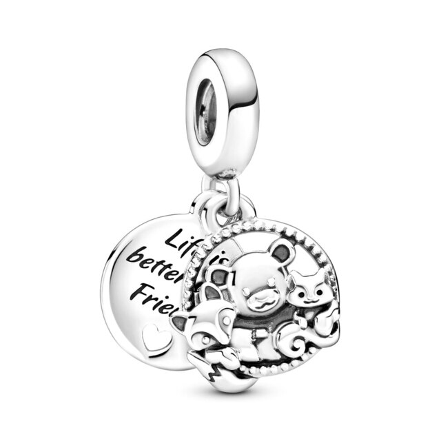 Di alta Qualità Originale 925 Sterling Argento Autunno New Pendente di Fascino Anello di Scarpe Adatto per FAI DA TE Braccialetto Della Collana di Trasporto Libero: 799078C00