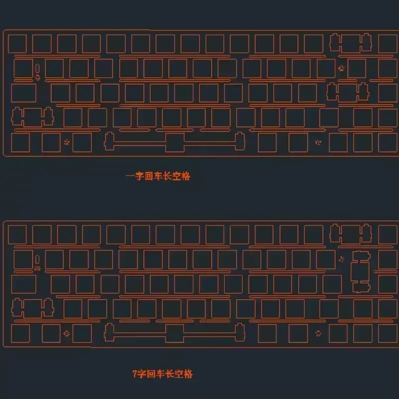 Lucky 65 Płytka pozycjonująca do klawiatury mechanicznej Tri-mode Fr4 Pom PC PP Metalowa płytka z włókna węglowego Niestandardowe akcesoria do klawiatury