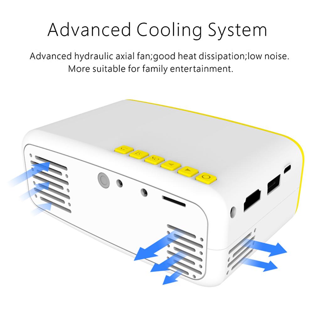 LCD Mobile Phone HDMI USB Mirror Screen Interface Projection HD Projector AV TV Interface Remote Control Micro LED Mini Projecto