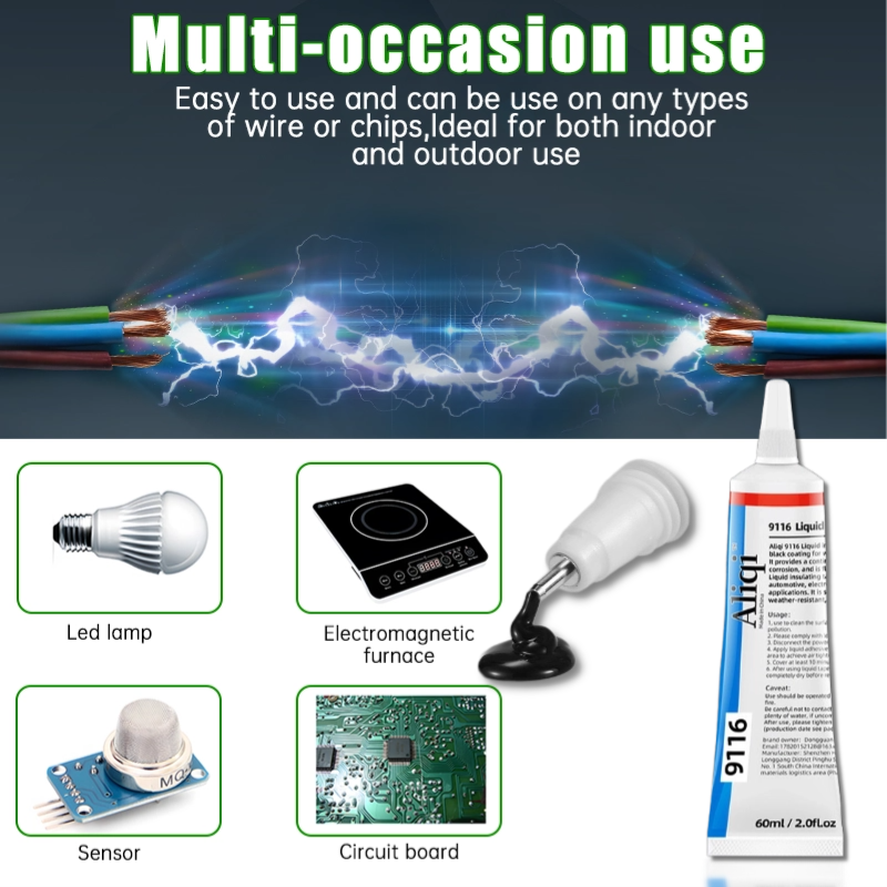 Liquid Electrical Tape Waterproof Insulation Paste Sealant Home Fix Line Glue for Wires, Cables Repair Adhesives Sealers