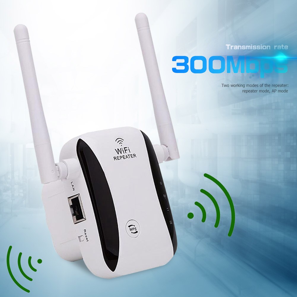 WiFi Booster 300Mbps Wi-Fi Range Extender 2.4GHz Wireless Signal Repeater AP for Household Computer Accessories