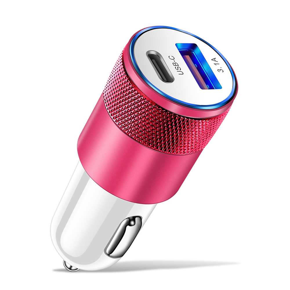 Caricabatteria da auto USB da 66 W ricarica rapida 3.0 tipo C adattatore per telefono a ricarica rapida per iPhone 13 12 11 Pro Max Redmi Huawei Samsung S21 S22: BR
