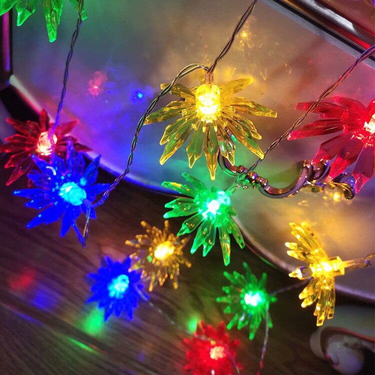 Zon Bloem Batterij String Verlichting Outdoor Led Lamp