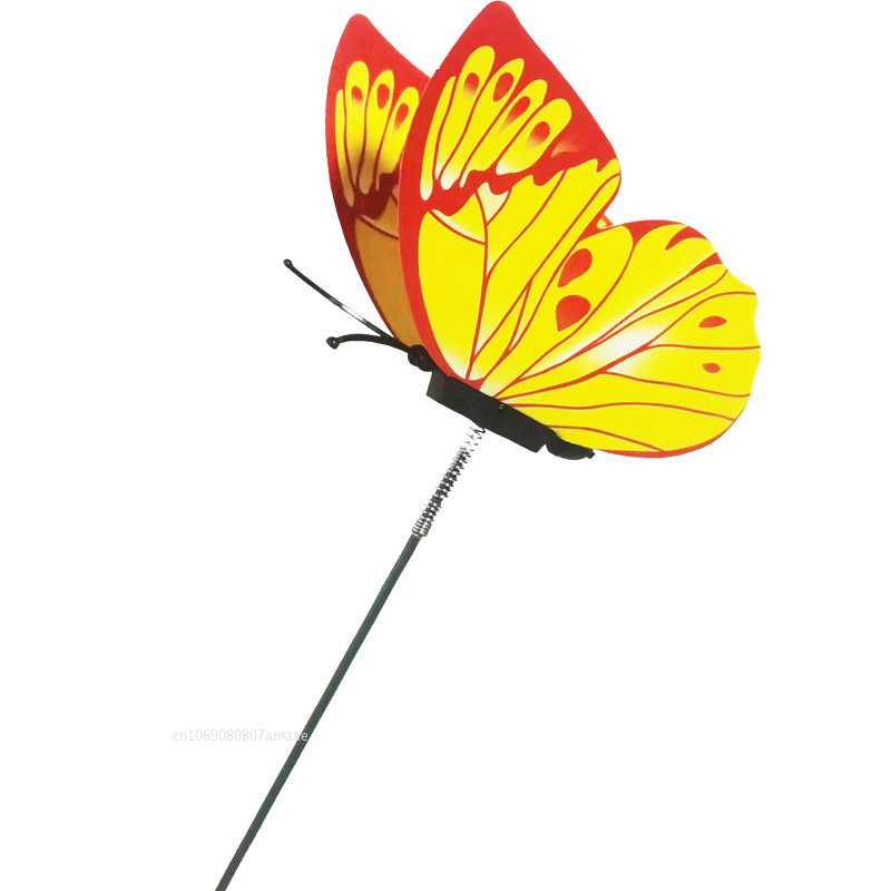 Waterproof Simulation Butterfly Garden Yard Planter Colorful Whimsical Butterfly Stakes Outdoor Flower Pot Home Decoration