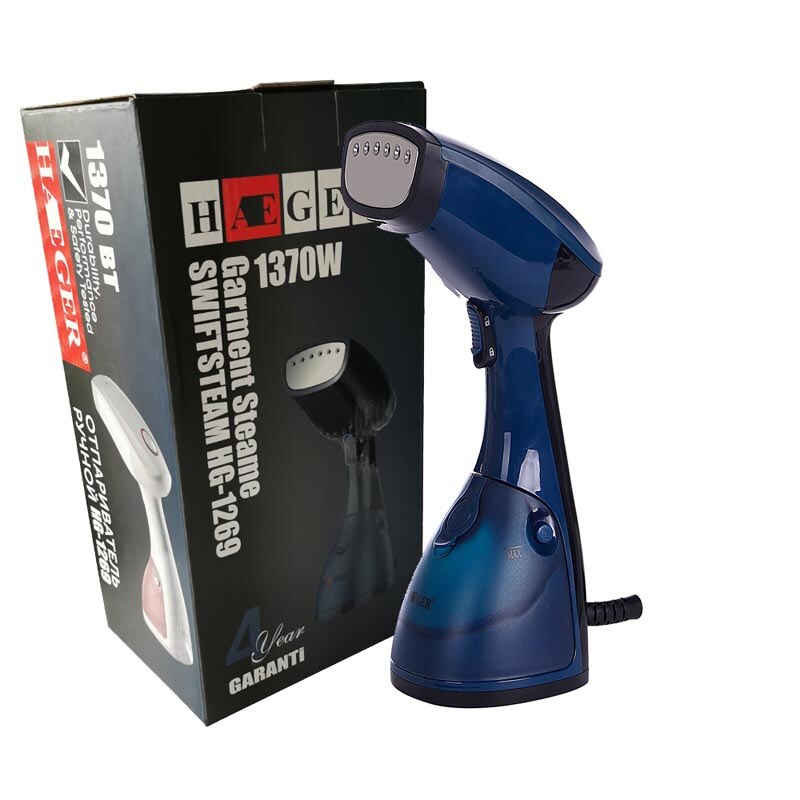 Vaporizadores de ropa, Mini plancha de vapor, cepillo de limpieza en seco de mano, electrodoméstico, portátil, para viaje, novedad: Azul marino / UK