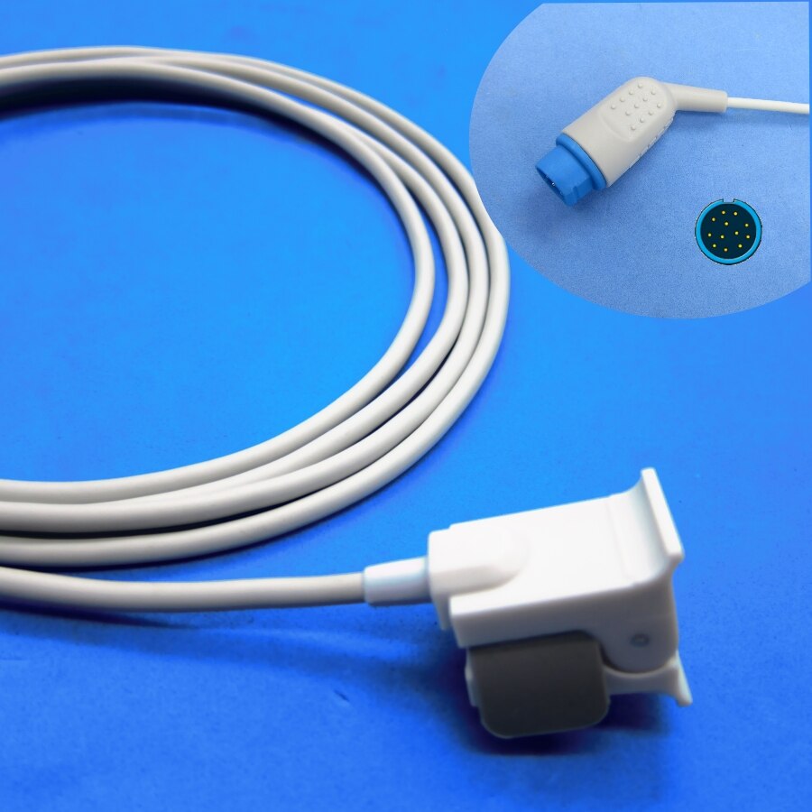 Lange Kabel Awt Volwassen Vinger Clip Spo2 Sensor Voor Mindray PM5000 PM6000 Patiënt Monitor: child Finger clip