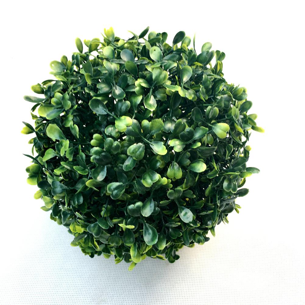 Simuleren Plastic Groene Laat Bal Kunstgras Bal Home Garden Wedding Party Decoratie: 10cm