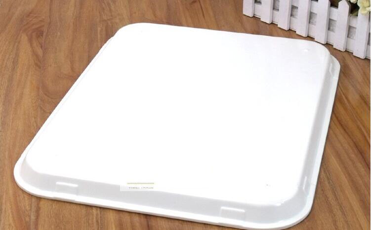 Rectangle Melamine Storage Tray Fruit Platter Tray Thick Bread Plate