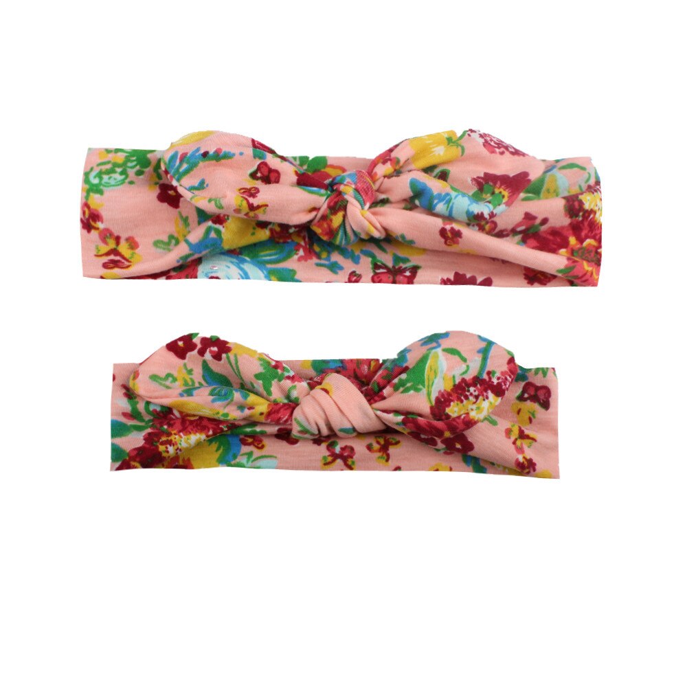 Stretch Hoofdbanden Voor Meisjes Moeder Kids Haarband Bloemen Haar Accessoires Baby Boog Kinderen Haarband Prinses Accessoires: B