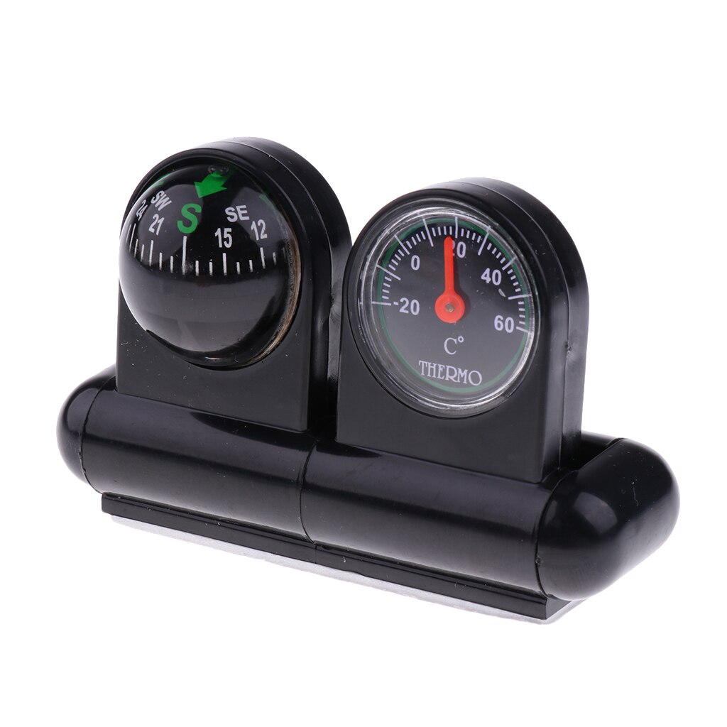 Car Compass Spherical Compass for Boating Hiking Travel, 8.9 X 3 X 5.4 Cm