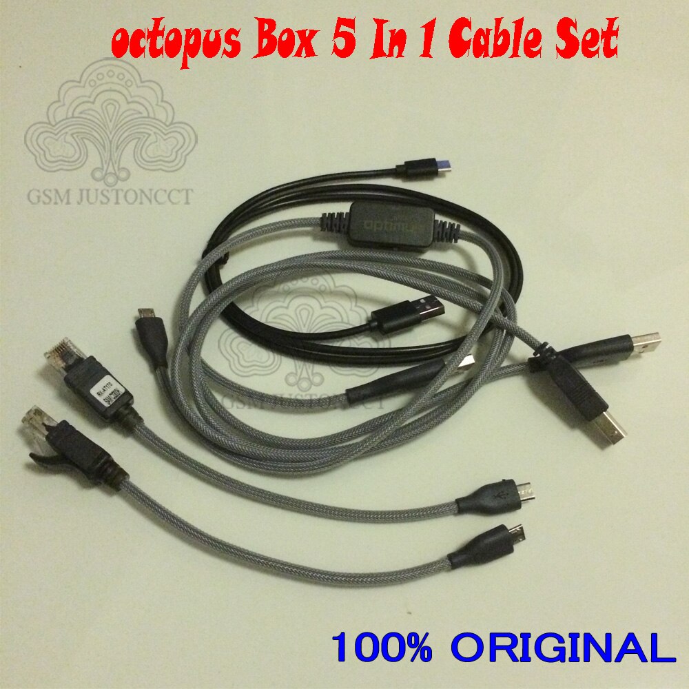 Octoplus pro/octopus Box 5 In 1 Cable Set(includinge optimus cable )