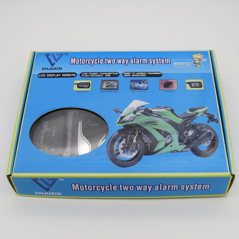 2 Way Anti-theft Alarm Systems Warning Alarm with Remote Control for Motorcycle Theft Protection