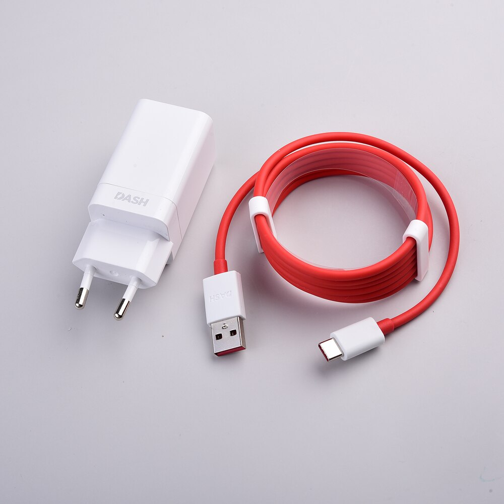 Originele Oneplus 6T Dash Charger 5V/4A 20W Snel Opladen Power Adapter 1M Usb Type C Kabel Voor Een Plus 1 + 8 7 7T Pro 3 3T 5T 5 6: EU add cable