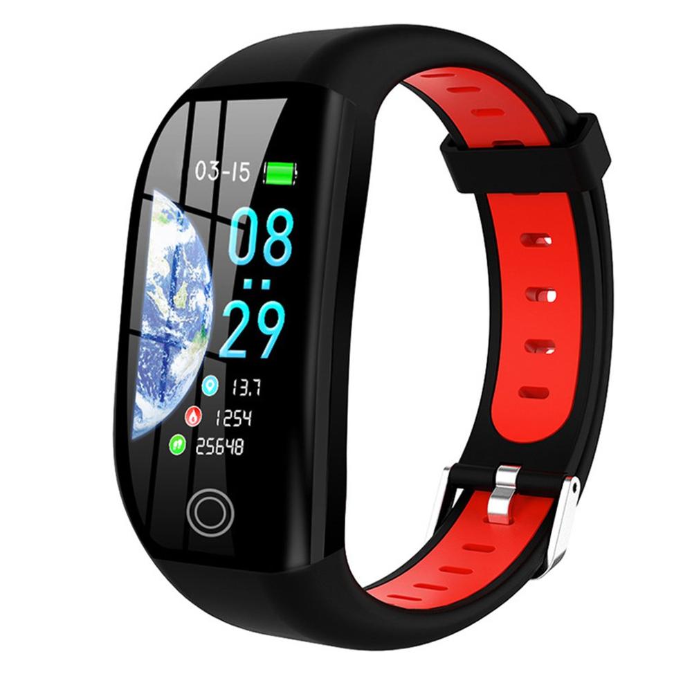 Nuovo Braccialetto Intelligente GPS Distanza fitness attività inseguitore IP68 Impermeabile Orologio Pressione Sanguigna Sonno tenere sotto controllo accorto braccialetto Della fascia: Rosso