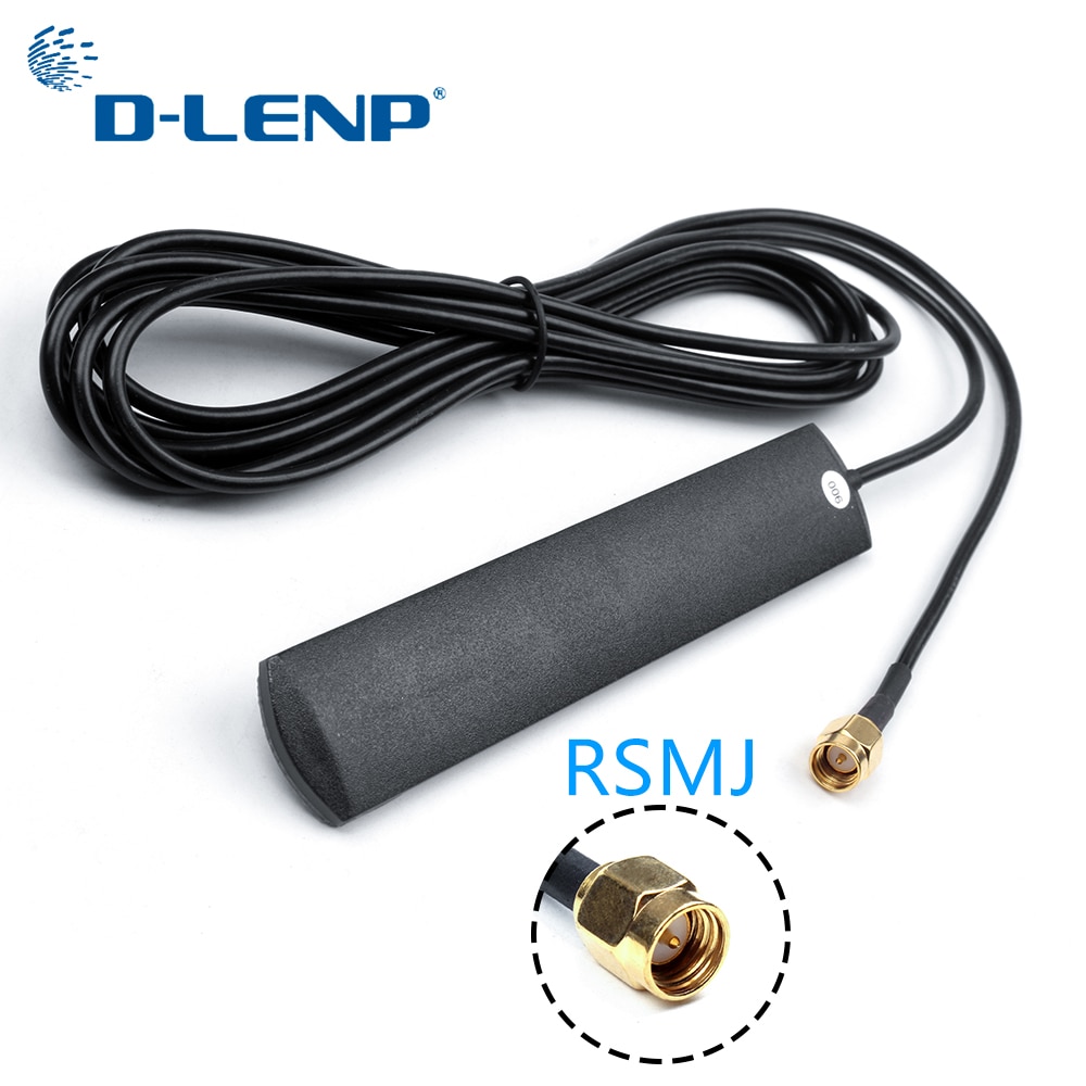 Dlenp Gsm Antenne 824-960Mhz 1710-1990Mhz Sma Male Connector 3dbi Antennes RG174 Met 5M kabel Voor Gsm Antenne