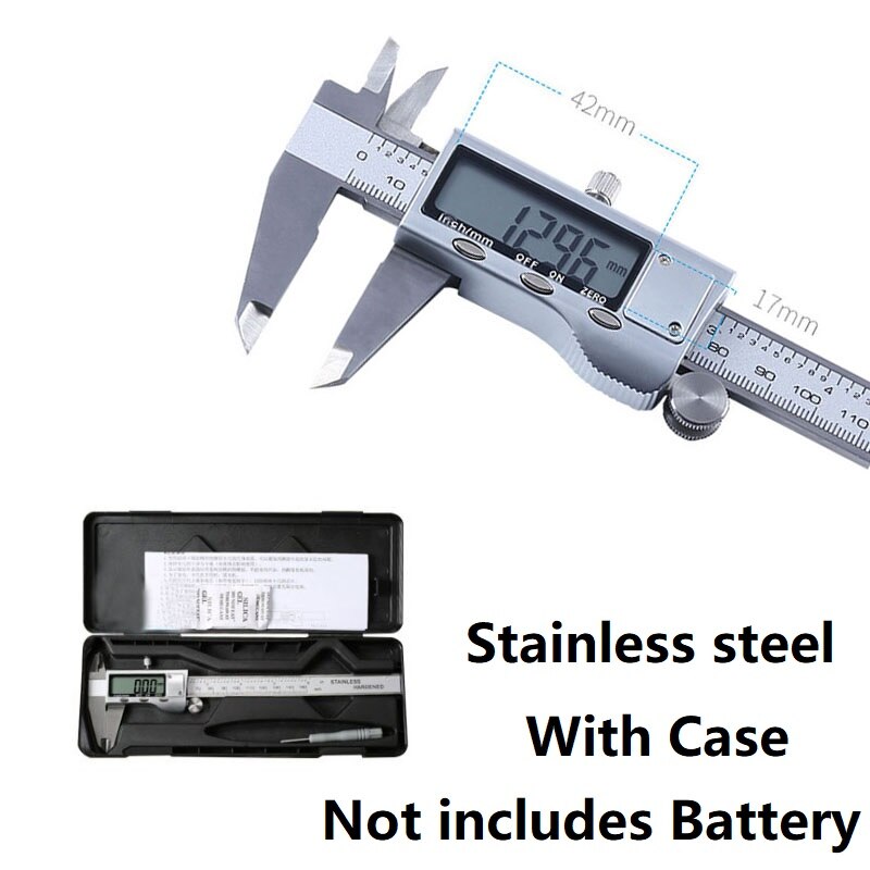 YOSOO Mini Pied à Coulisse En Plastique 20pcs 150mm étriers En Plastique Double échelle Blanc