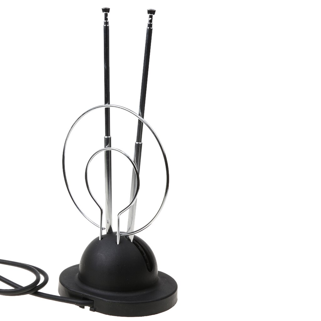 Antenne TV d&#39;intérieur, antenne TV haute définition avec oreilles de lapin, VHF / UHF