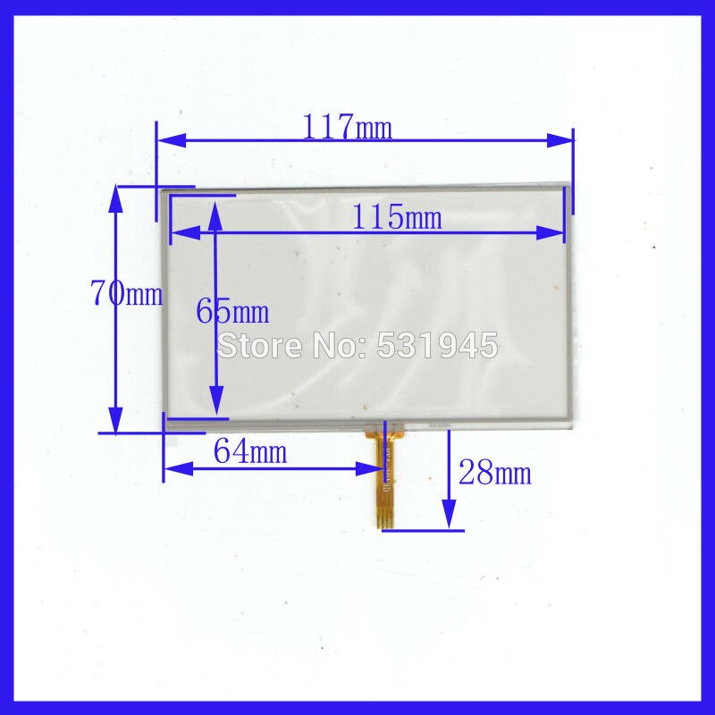 ZhiYuSun 117*70 5 zoll GPSvehicle-montiert navigation MP5 MP4 vx580 580r resistive handschriftliche touchscreen qualitätssicherung