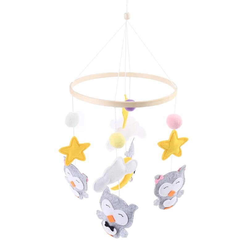 Baby Toddler Rattles Mobile Toys Crib Toy Bed Hanging for Baby Newborn Kids Crib Bed Bell Carousel Cots Handmade Room Decoration: C