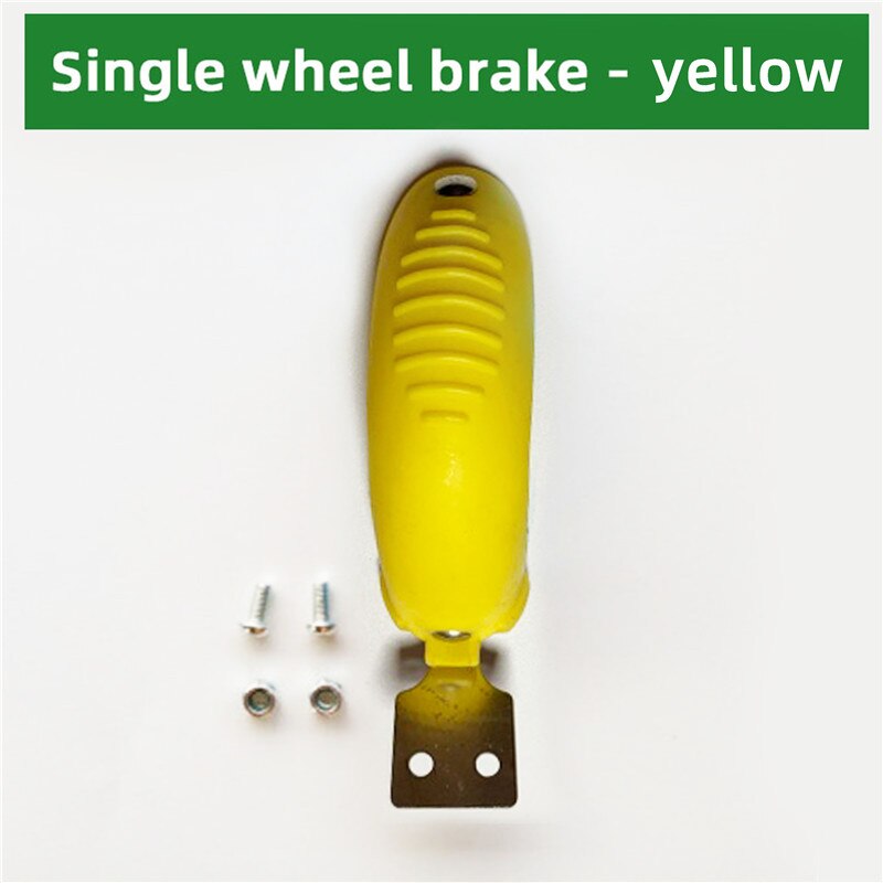 Almofadas de freio scooter para crianças, freio de roda traseira, skid, roda traseira, acessórios, 3 ou 4 rodas: Chocolate