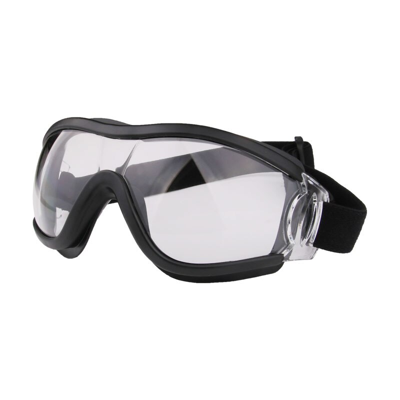 Kind Veilig Oogbescherming Bril Kinderen Beschermende Bril Ogen Protector Unieke Transparante Bril Anti-Virus: Black