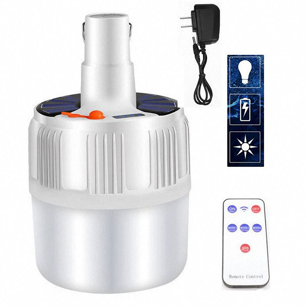 60/80/100w kampeerlampen voor buiten, op zonne-energie werkende led-lamp, batterijoplader, draagbare led-lantaarnlamp voor thuis, buiten, noodverlichting voor tenten